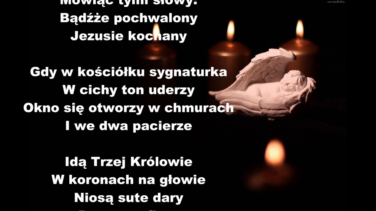 Już Gwiazdeczka Się Kolebie Wysoko Na Niebie Kolęda Idą trzej Królowie (Już gwiazdeczka) - tekst i słowa, karaoke