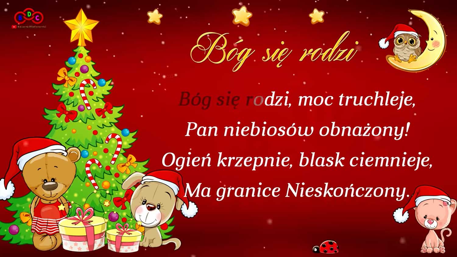 Bóg się rodzi moc truchleje dla dzieci